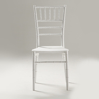 Chaises Tiffany en acrylique pour hôtel, prix d'usine, chaises en plastique pour événements, mariages et fêtes