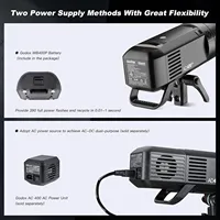 Flash Godox AD400Pro 400Ws GN72 TTL 1/8000s HSS 2.4G X System Witstro Todo en Uno para Fotografía en Exteriores, Compatible con Cámaras Sony, Nikon y Canon