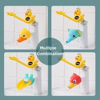 Dispositif pratique de cuisine de canard de dessin animé pour l'extension de robinet de lavage de bébé pour le lavage des mains d'enfants dans l'évier de salle de bain