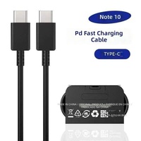 Kabel Data USB Type-C 3A Fast Charge PD EP-DN970 1m PVC untuk S23 S22 S21 Note 10