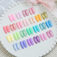 Nouvelle Collection Été 2026 – Kit de Vernis à Ongles Gel Effet Œil de Chat 24 Couleurs – Imperméable, Fini Scintillant, Couleurs Bonbon Macaron – Vernis UV LED Soak-Off pour Salon