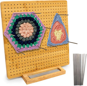 Planche de blocage en bambou pour le crochet Tapis de blocage en tricot artisanal en bambou pour les amateurs d'artisanat - Product Image 2