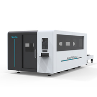 Máquina de Corte Láser de Fibra Totalmente Cerrada con Mesa de Intercambio, Máquina de Corte de Chapa Metálica CNC de 1500W 3000W 6000W para Acero Inoxidable y CS