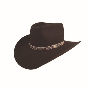 Cross-border Fashion Versatile Outdoor Western Cowboy Style Wool Felt <strong>Hat</strong> Unisex Cowboy <strong>Hat</strong> Pure Wool Felt Spring Autumn 48-50cm - Product Image 2