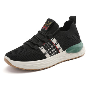 Scarpe da <span class=keywords><strong>Donna</strong></span> alla Moda con Suola Morbida, <span class=keywords><strong>Comode</strong></span> per Corsa <span class=keywords><strong>e</strong></span> Jogging, <span class=keywords><strong>Calzature</strong></span> Sportive Casual in Tessuto Fly Woven - Product Image 1