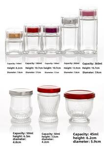 เหยือกแก้วโลหะที่สง่างามรังนกกินได้สำหรับวิสกี้น้ำหอมครีมบำรุงรอบดวงตาลูกกวาดอาหารกระป๋อง - Product Image 5