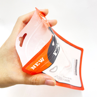 New Arrival Wholesale JLC Brand Durable Plastic Zipper Phone Case Protector Packaging 12*21cm Offset Printing Waterproof PET+CPP