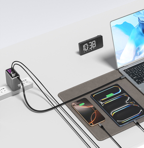 อะแดปเตอร์ GaN USB 70W 65W พร้อมสาย Type C แบบยืดหดได้ 3 พอร์ต ชาร์จเร็ว AI SMART CHARGING QC4.0 PD3.0 PPS สำหรับ iPhone 17 Xiaomi - Product Image 5