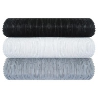 Stores enrouleurs texturés occultants double couche de haute qualité, écologiques et durables, anti-UV, imperméables, avec perforations intégrées pour oriel