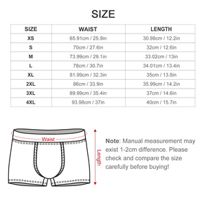 Erkek orta katlı Boxer pantolon nefes yaz spor şort ile Trendy süblimasyon baskı örme orta bel iç çamaşırı - Product Image 5