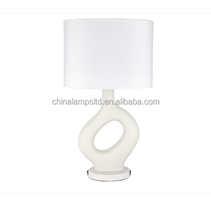 Lámpara de Escritorio Moderna para el Hogar, Estilo Chelsea Hotel, Cuerpo de Hierro, Pantalla de Tambor, Bombilla E26, HL-51515-SP5-L32D, Compatible con Camas King, Queen y Dobles - Product Image 2