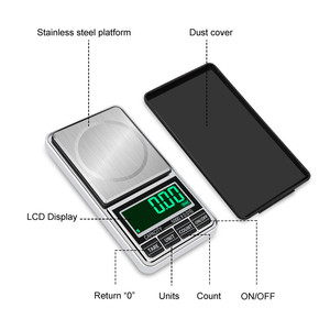 Báscula Digital de Bolsillo Electrónica Mini de 500g x 0.01g para Oro, Plata de Ley y Joyería, Balanza de Gramos - Product Image 4