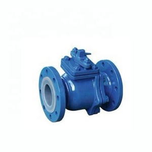 Válvula de bola de flúor DN 100 150 200 Q41F-10C/16C DN25 con extremo de brida PTFE - Product Image 6