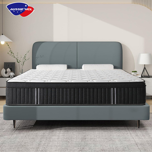 Colchón de cama doble tamaño King y Queen, colchón de muelles de bolsillo enrollable, colchón de espuma viscoelástica con paquete de compresión al vacío - Product Image 3