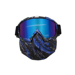Gafas de sol para motocicleta con montura completa, lentes esféricas, antivaho, protección UV, gafas de sol para deportes al aire libre para hombres, montura de plástico de policarbonato - Product Image 1