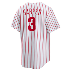 Camisetas de béisbol cosidas para hombre Bryce Harper Zack Wheeler Alec <span class=keywords><strong>Bohm</strong></span> J.T. Realmuto Trea Turner Kyle Schwarber Bryson Stott Tallas S-3XL - Product Image 5