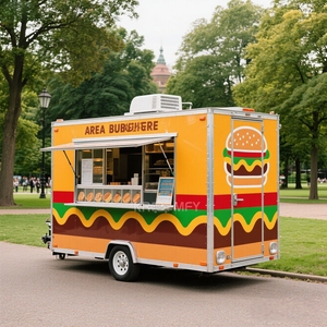 Carritos de Café Multifuncionales 2025, Carrito Móvil, Mini Camión de Comida con Helados, Remolque con Cocina Completa - Product Image 6