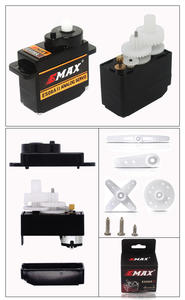 Gran oferta EMAX <span class=keywords><strong>ES08A</strong></span> <span class=keywords><strong>II</strong></span> 9g engranaje de plástico analógico Mini Servo1.8kg/seg para modelos RC ala fija 3D reemplazo de avión piezas de bricolaje - Product Image 2