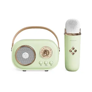 C20 artı Mini kablosuz BT ses ev şarkı Karaoke entegre mikrofon hoparlör Stereo ev KTV seti Handsfree çağrı