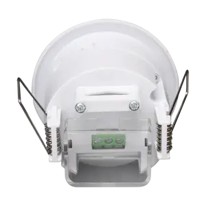 Detector de movimiento infrarrojo para montaje en techo, color blanco, ideal para vigilancia y control de iluminación - Product Image 2