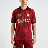 Maillot de football léger en polyester, anti-odeur, séchage rapide, évacuation de l'humidité, coupe athlétique ergonomique pour le jour du match