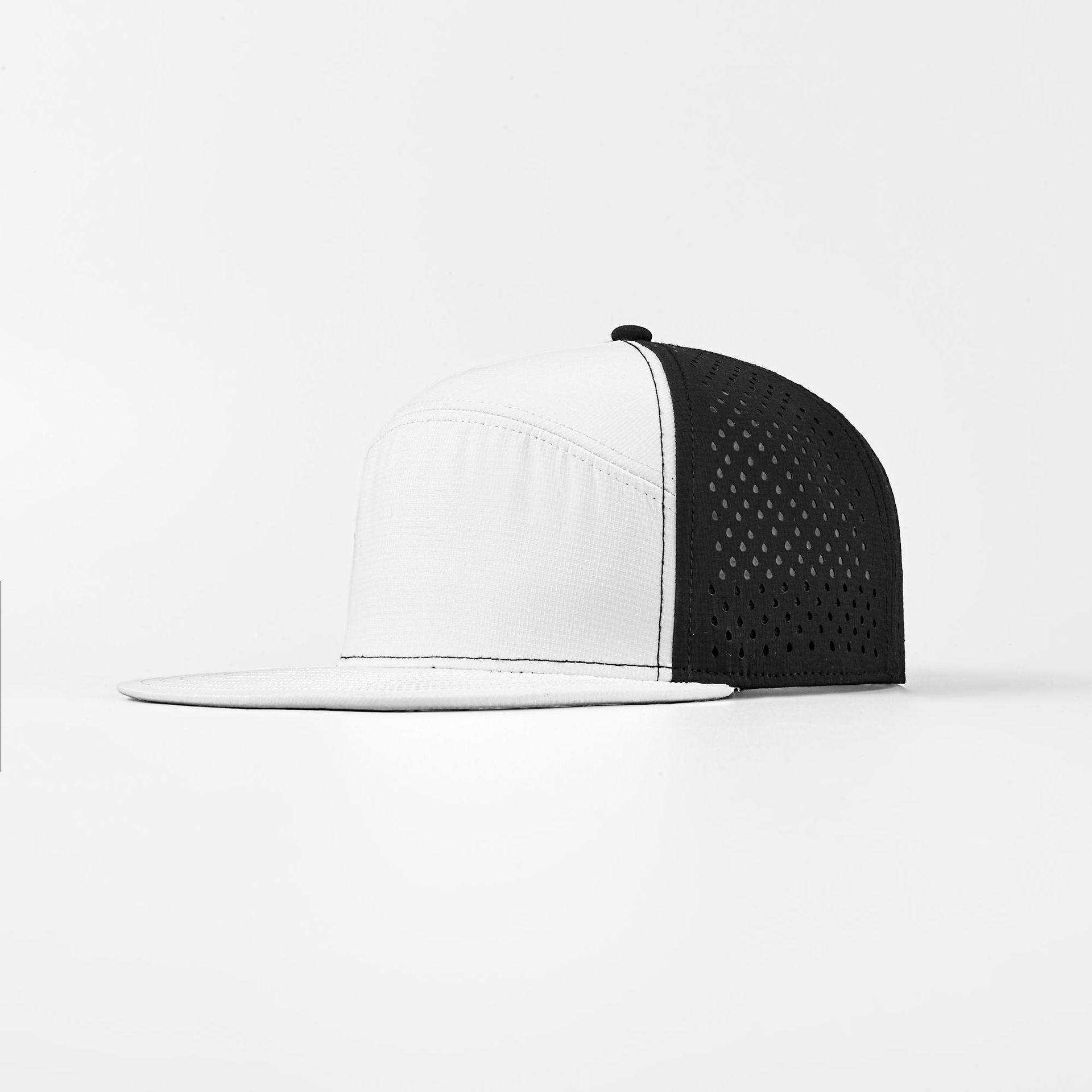 Beige white and black