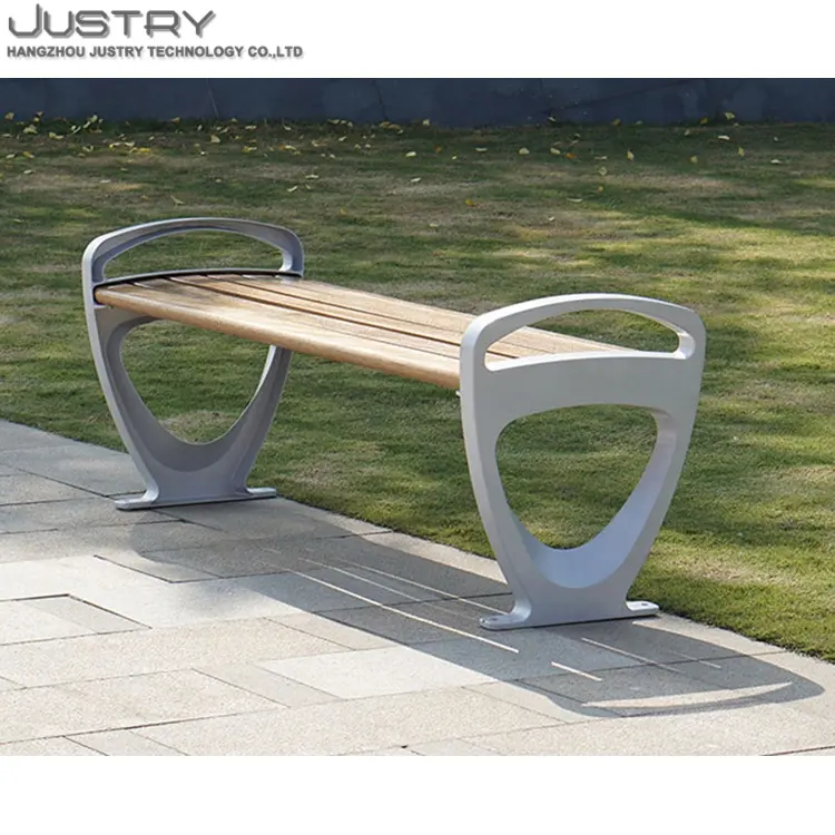 Aluminum die cast outdoor benches garden seats commercial cheap public park benches