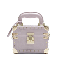 Sac à main mini-coffret carré rigide fait main pour femme – Type de produit : Boîtes à bijoux
