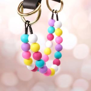 Benutzer definierte personal isierte Perlen Hunde halsband Haustier Halsband mit personal isierten Silikon Perlen und Schnalle Freundschaft armband Hunde halsband - Product Image 4