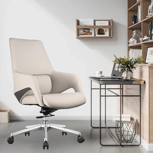 Muebles de oficina Sillas para visitantes Leader PU Manager Silla de oficina Silla de cuero giratoria ergonómica ejecutiva de cuero - Product Image 5