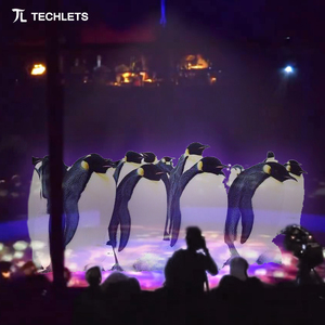 Hologram laser chiếu Hologram công nghệ 3D Holographic hiển thị ba chiều lưới chiếu - Product Image 3