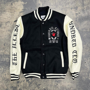 Nuova Collezione 2026: Giacca Varsity Unisex Vintage con Ricami, Cappotto Baseball Invernale con Pelliccia, Streetwear per Uso Quotidiano e Feste - Product Image 4