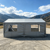 Abri de voiture portable moderne et imperméable, résistant aux UV, abri toutes saisons pour garage automobile et rassemblements extérieurs