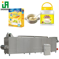 Ligne de production automatique de poudre nutritionnelle, machine de fabrication de porridge instantané, de farine nutritionnelle et d'aliments pour bébés