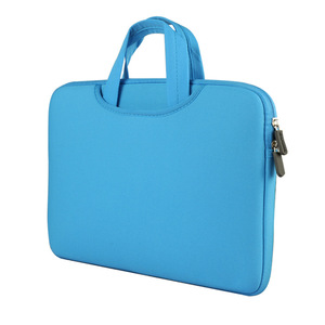 Bolsa para ordenador portátil de nailon y neopreno personalizada al por mayor, funda colorida de gran capacidad de 13, 14 y 15 pulgadas con cremallera de estilo empresarial - Product Image 1
