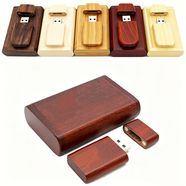 High Quality Custom Design Wood Memory USB Stick 32gb 64gb 128gb Wooden USB Flash Drive 8GB 16GB Pendrive With Printing Logo