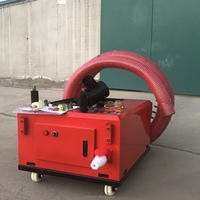 Pompe à béton mobile TONGXING, efficace et flexible, pour usage domestique, 220V/380V, mini-pompe à béton, puissance 5,5 kW/7,5 kW, capacité du bac de 60 L
