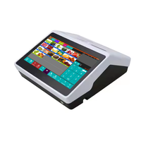 Terminal Punto de Venta Todo en Uno con Sistema Operativo Windows, Tableta, Terminal POS, Configuración Completa con Impresora para Restaurante