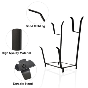 High Quality Metal Bar Log Holder <b>Indoor</b> and Outdoor <b>Firewood</b> Rack <b>Firewood</b> <b>Storage</b> Stand - Product Image 3