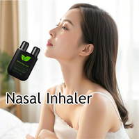 Inhalateur Nasal Énergisant à la Menthe Rafraîchissante Vitality avec Poignée en Plastique et Conception Double Orifice Populaire