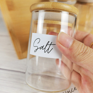 Organizzatore multifunzionale da banco e cassetto a 3 livelli espositore in bambù supporto <span class=keywords><strong>per</strong></span> ripiano <span class=keywords><strong>per</strong></span> condimenti portaspezie con barattoli - Product Image 4