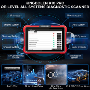Kingbolen K10 Pro ใหม่ระบบเข้ารหัสแบบสองทิศทางระบบเต็มรูปแบบการทดสอบฟังก์ชันทำงานอัตโนมัติ escaner profesautomotriz profesiona 34รีเซ็ต K10โปรคิงโบเลน K1 - Product Image 3