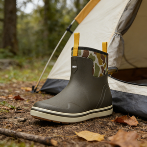 Bottes de pont camouflage pour hommes et enfants, imperméables et antidérapantes, bottes de <span class=keywords><strong>chasse</strong></span> et de pêche, bottes de pluie en caoutchouc personnalisées - Product Image 1