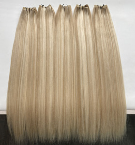 Listo para Enviar, Ideal para Estilistas que Buscan Máxima Flexibilidad con Corte, Mezcla y Personalización de Color, Cabello Genius Weft - Product Image 6