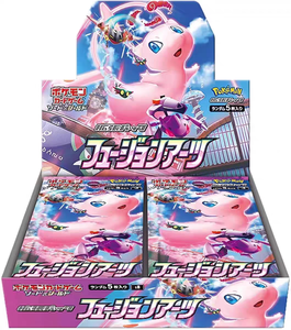 Cartes Pokémon Version Japonaise Sword & Shield Fusion Arts S8 Booster Box pour collectionneurs, jeu de cartes à collectionner - Product Image 1