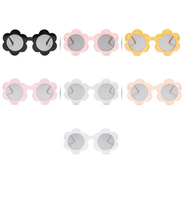 Gafas de sol para niños con montura redonda y bonitas flores, gafas de sol para playa - Product Image 5