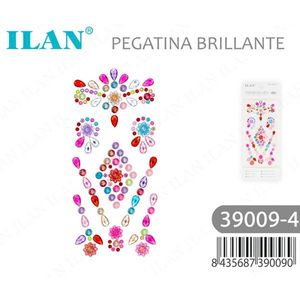 Adesivi con strass scintillanti ILAN 39009-4 per decorazioni nail art - Product Image 3