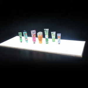 Estante de exhibición de tienda minorista ecológico moderno con láminas retroiluminadas de iluminación LED - Product Image 6