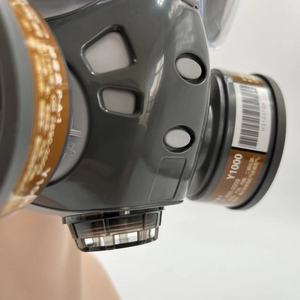 <span class=keywords><strong>Masque</strong></span> <span class=keywords><strong>respiratoire</strong></span> demi-visage en silicone réutilisable à 2 couches avec valve d'expiration pour la sécurité des <span class=keywords><strong>travaux</strong></span> de pulvérisation de peinture industrielle - Product Image 5