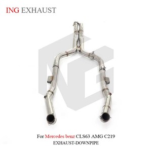 Nuovo Sistema di Scarico ad Alto Flusso 6.2L Downpipe per Mercedes-Benz CLS63 AMG <span class=keywords><strong>C219</strong></span> Senza Scudo Termico Accessori Auto - Product Image 2